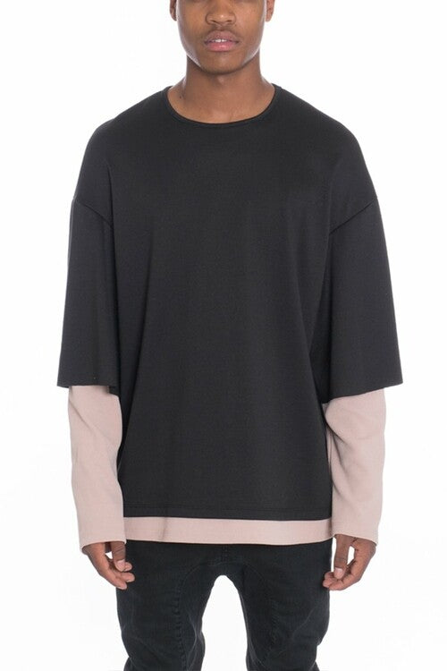 DOUBLE SLOUCH TEE
