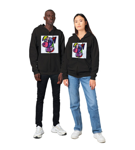 Doggy Organic Kids Crewneck T-shirt - Men's clothing - Classic Unisex Zip Hoodie