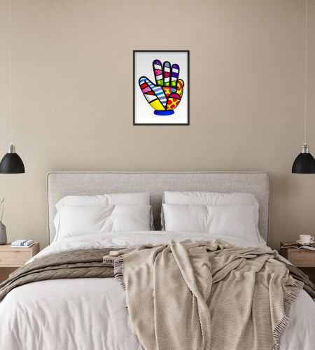 PEACE Classic Matte Paper Metal Framed Poster