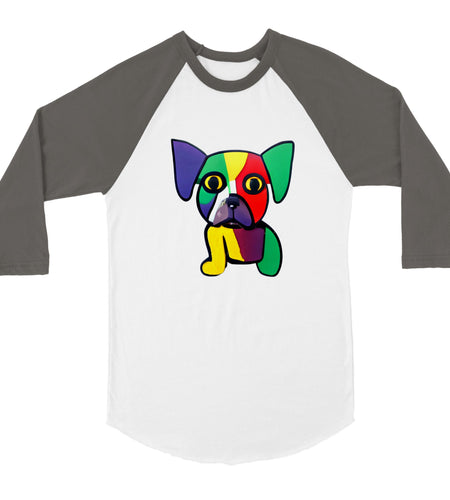 "BUBU"  Unisex 3/4 sleeve Raglan T-shirt