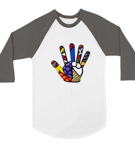 Unisex 3/4 sleeve Raglan T-shirt