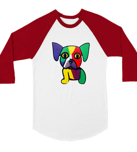 "BUBU"  Unisex 3/4 sleeve Raglan T-shirt
