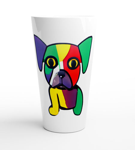 BUBU White Latte 17oz Ceramic Mug