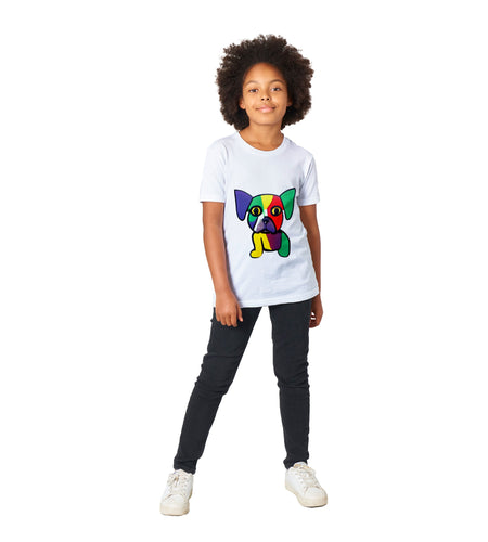 " BUBU" Polycotton Unisex Crewneck T-shirt - Premium Kids Crewneck T-shirt