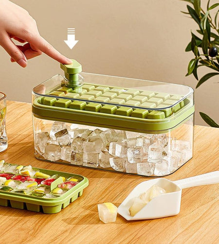 Ice Mould Ice Cube Trays With Lid,