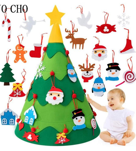 Montessori 3D DIY Felt Christmas Tree