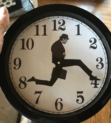 Silly Walk Wall Clock
