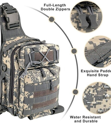 LUXHMOX Fishing Tackle Backpack Waterproof for Outdoor Gear Storage