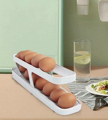 Automatic Scrolling Egg Rack Holder