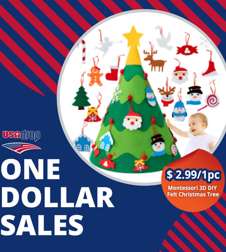 Montessori 3D DIY Felt Christmas Tree