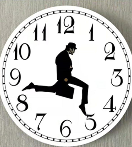 Silly Walk Wall Clock