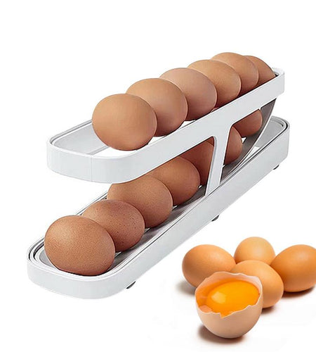 Automatic Scrolling Egg Rack Holder