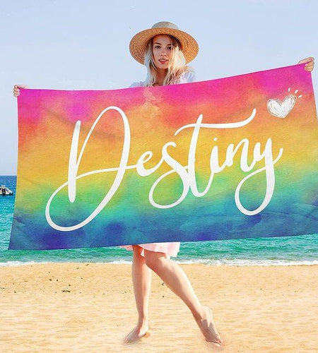 Customize Logo Brand Beach Towel Summer Towels