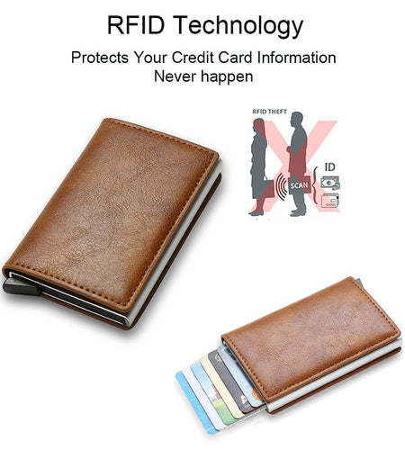 Slim RFID Wallets for Men